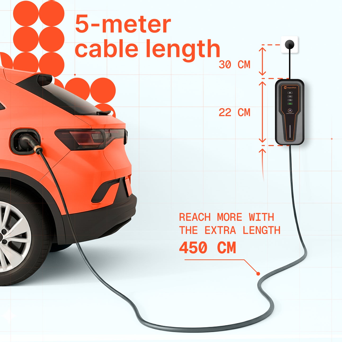 Cargador portátil B35 (16A, Tipo 2, 3.7kW)