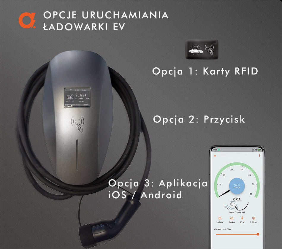 Ładowarka Wallbox EV AMP-32-HM gwiezdna szarość 