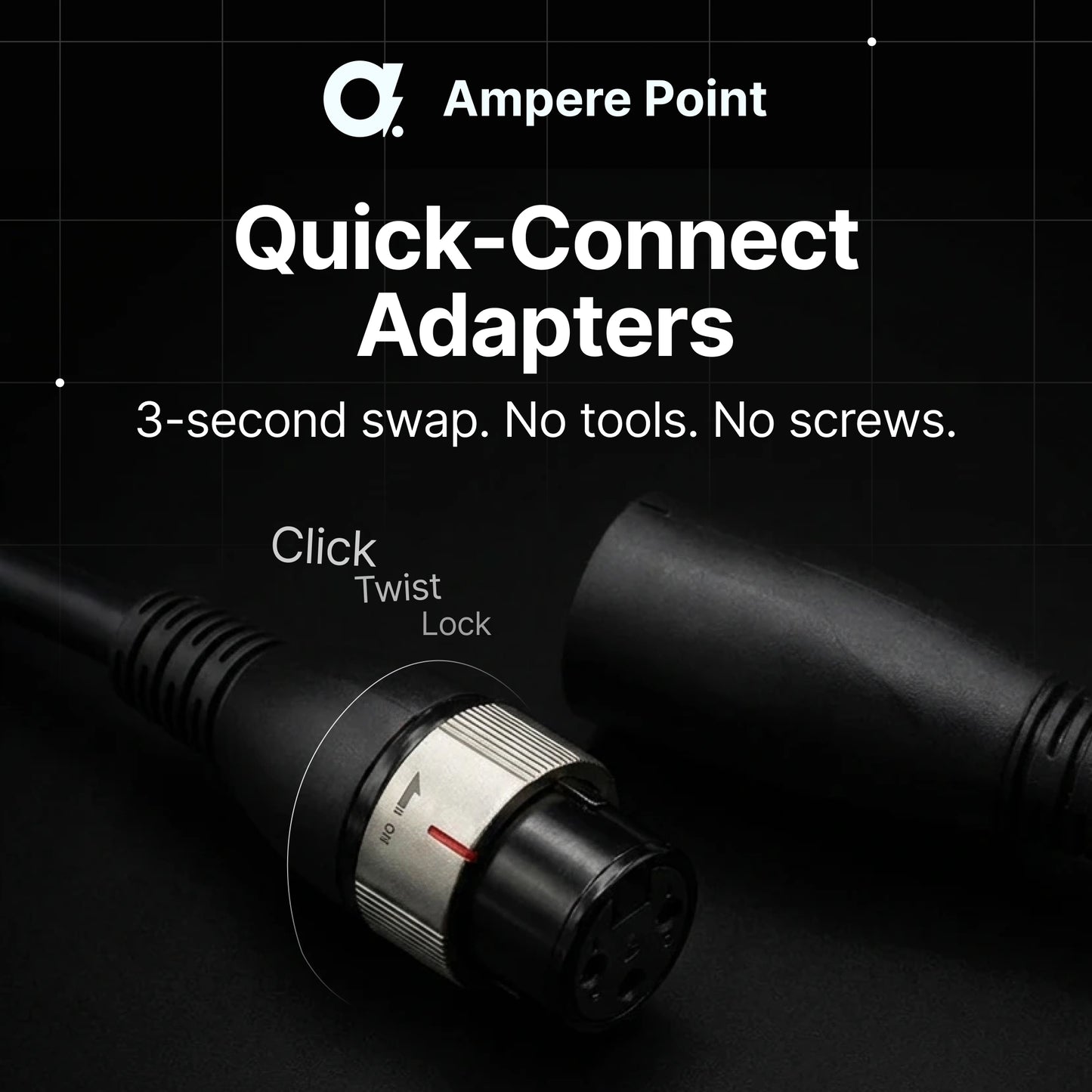 Cargador portátil Q22 PRO (32A, Tipo 2, 22kW) + 2x Adaptadores