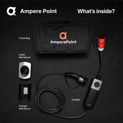 Cargador portátil Q11 (16A, Tipo 2, 11kW) aplicación móvil