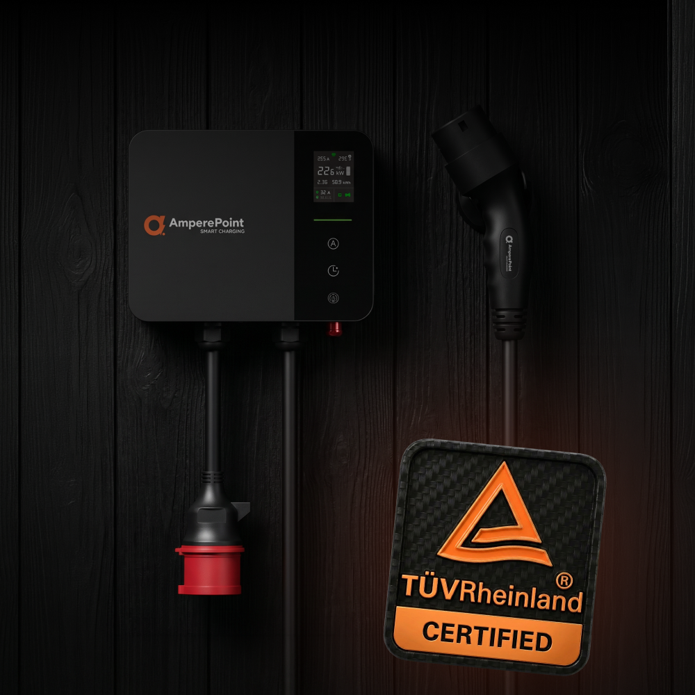 Cargador de vehículo eléctrico Wallbox PRIME 22 kW + Enchufe