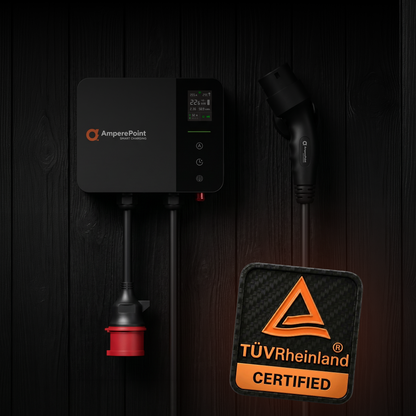 Cargador de vehículo eléctrico Wallbox PRIME 22 kW + Enchufe