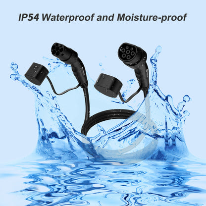 Cable de carga para vehículo eléctrico Mamba 11 sin burbujas | Cable de carga AC EV premium Tipo 2 | 11kW | 5m