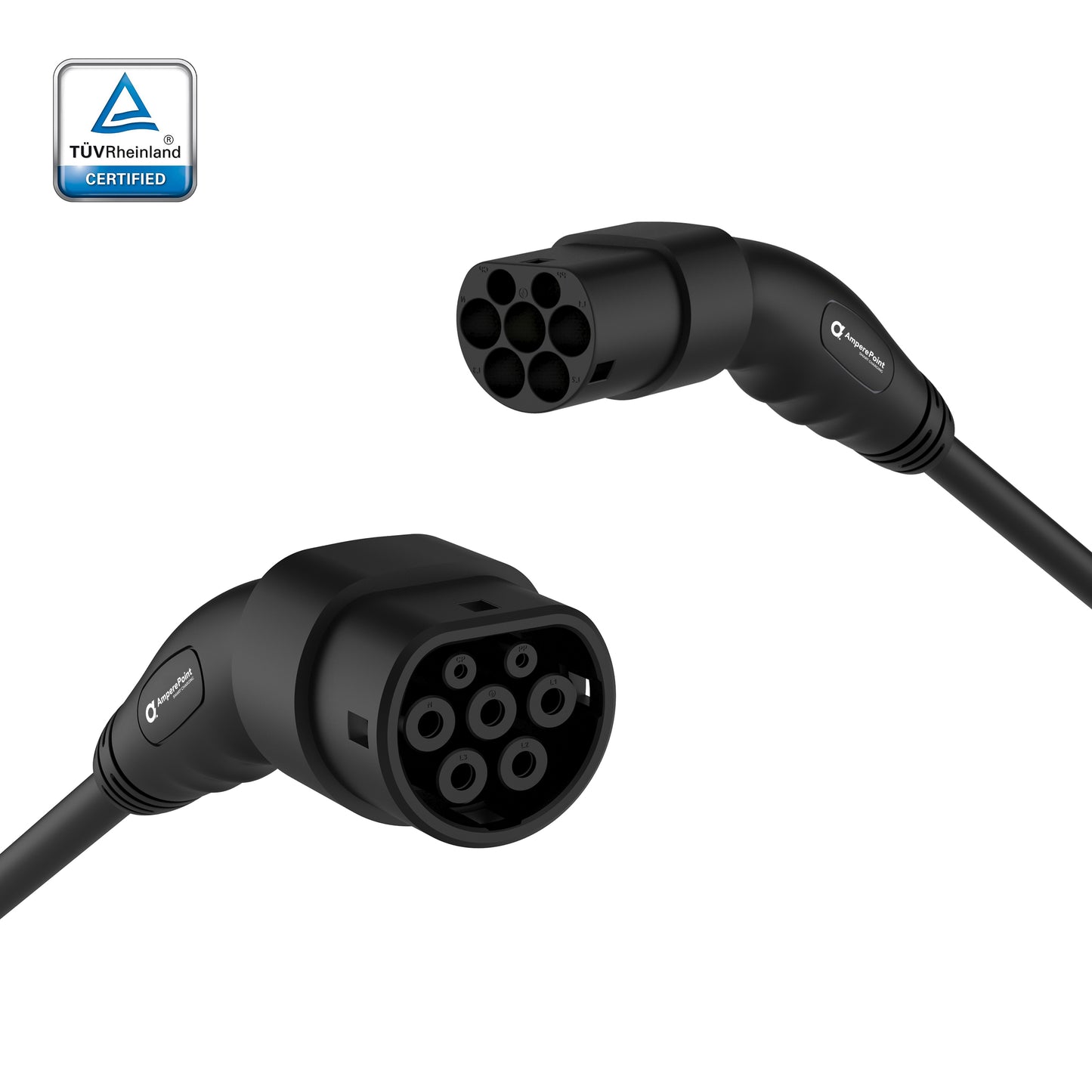 Cable de carga para vehículo eléctrico Mamba 11 sin burbujas | Cable de carga AC EV premium Tipo 2 | 11kW | 5m